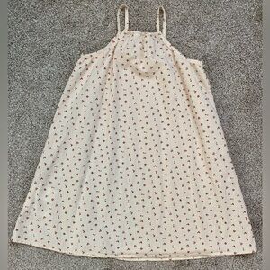EUC H&M Cherries Patterned Cotton Muslin Girls Dress Sz 7